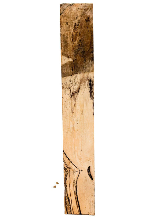 Black & White Ebony Turning Square/Spindle - 17" x 2 3/8" x 2 3/8" [E-684]