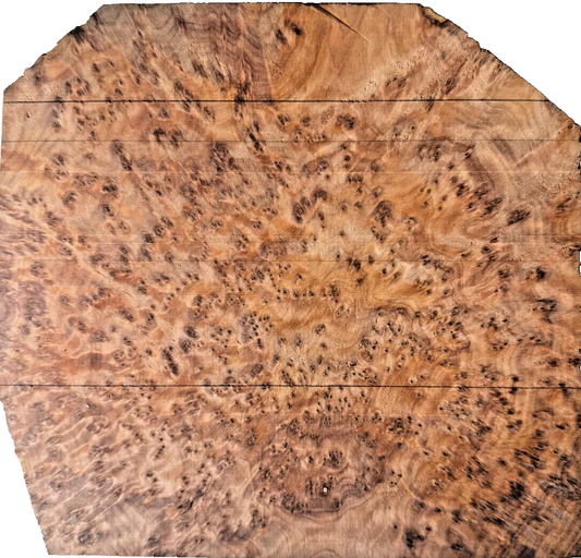 Moroccan Thuya Burl Bowl Blank - 7 1/2" x 7 1/2" x 2" [E-578]