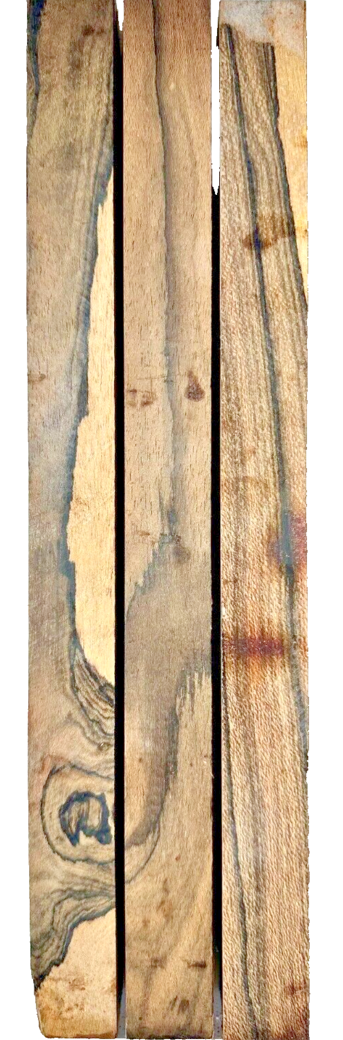 Ziricote Pool Cue/Spindle/Turning Blanks - 12" x 1" x 1" [E-590]