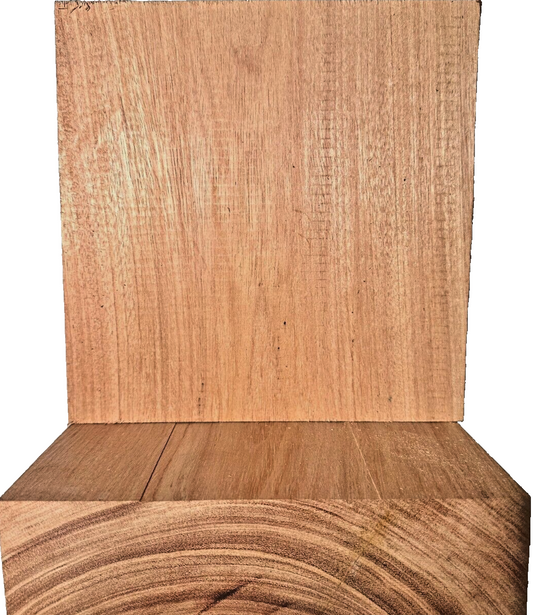 African (Zambian) Rosewood Bowl Blanks - 7 1/2" x 7 1/2" x 2" [E-587]