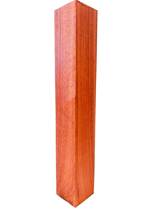 Vibrant Bloodwood Spindle/Pool cue/Turning blank - 12" x 2" x 2" [E-981]
