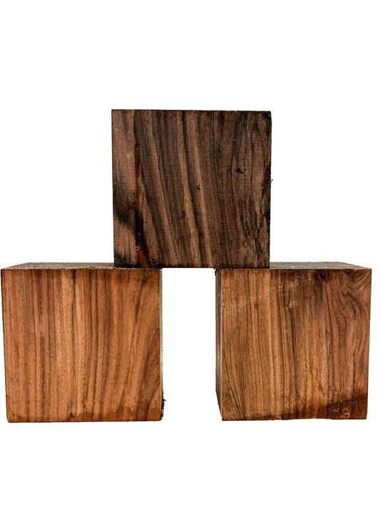 Bolivian (Santos) Rosewood Bowl Blanks - 3-7/8" x 3-7/8" x 2" [E-699]