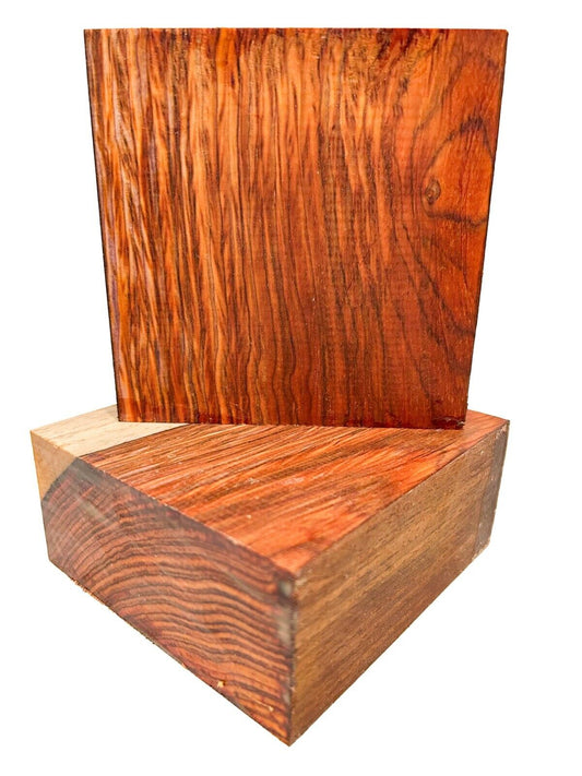 Cocobolo Bowl Blank - 4" x 4" x 1.75" [E-1073]