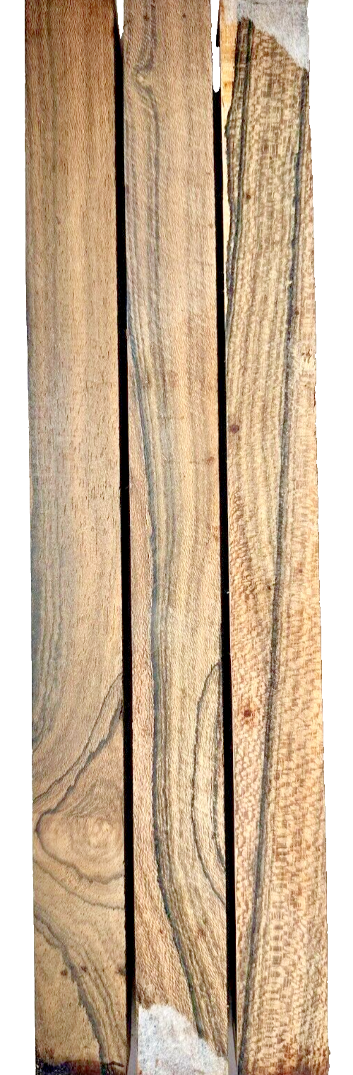 Ziricote Pool Cue/Spindle/Turning Blanks - 12" x 1" x 1" [E-590]
