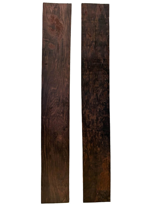 S4S QS African Blackwood Fingerboard Blanks - 21"x 3" x 5/16" *AAA GRADE*[E-803]