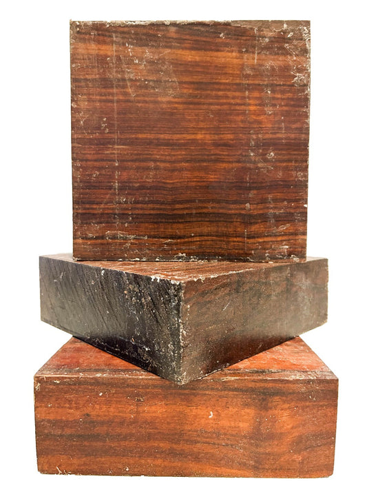 Granadillo Bowl Blank Air Dried/Fully Waxed - 6" x 6" x 2" [E-677]