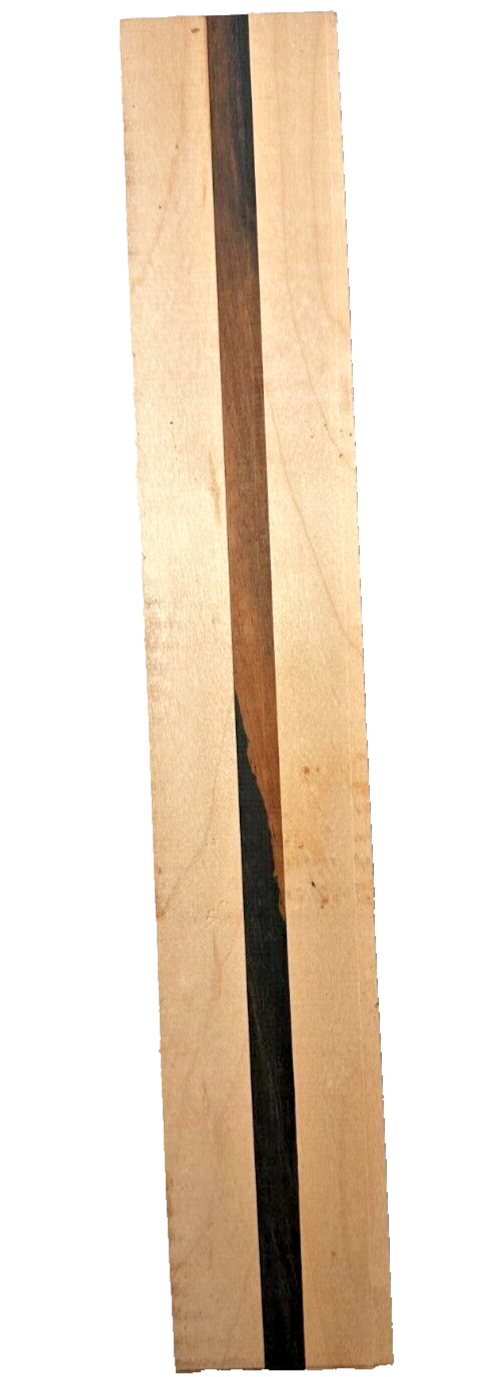 Ebony + Maple Cross Turning Square - 2" x 2" x 12" [E-487]