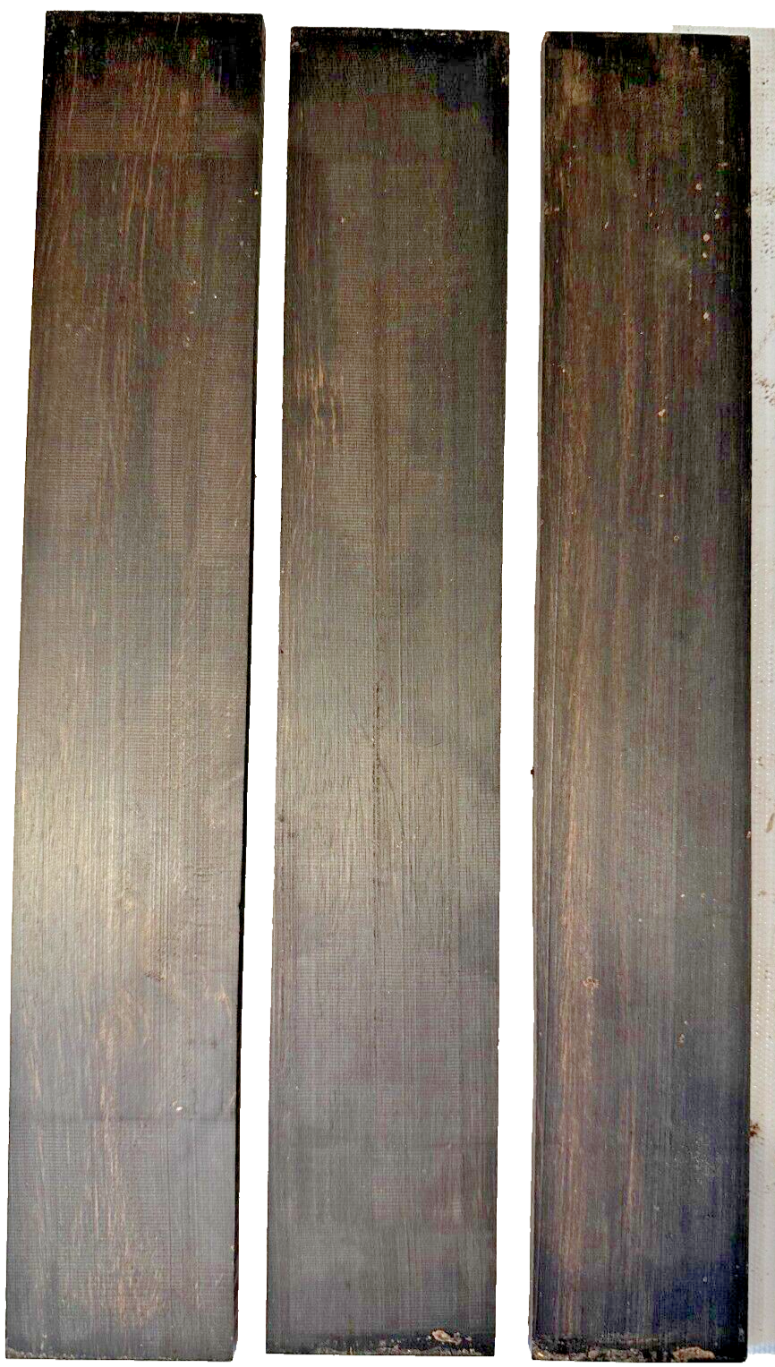QS Gabon Ebony Black Ukulele Fingerboards - 12" x 2" x 1/4" [E-388]