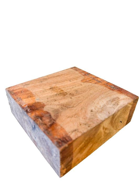 AD Macacauba /Red Canary Bowl Blank - 6" x 6" x 2" [E-831]