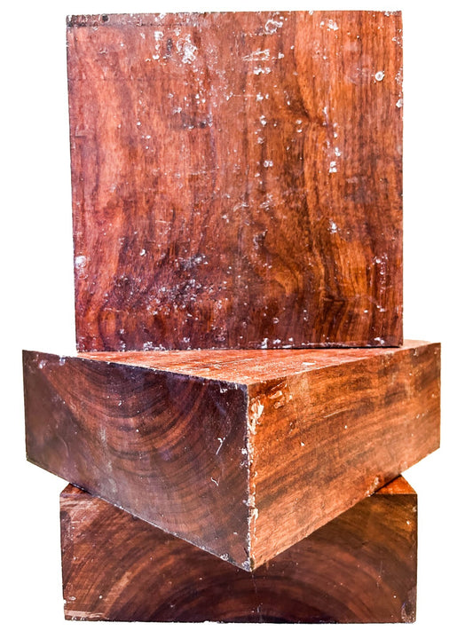 Granadillo Bowl Blank Fully Waxed/Air Dried - 8" x 8" x 3" [E-680]