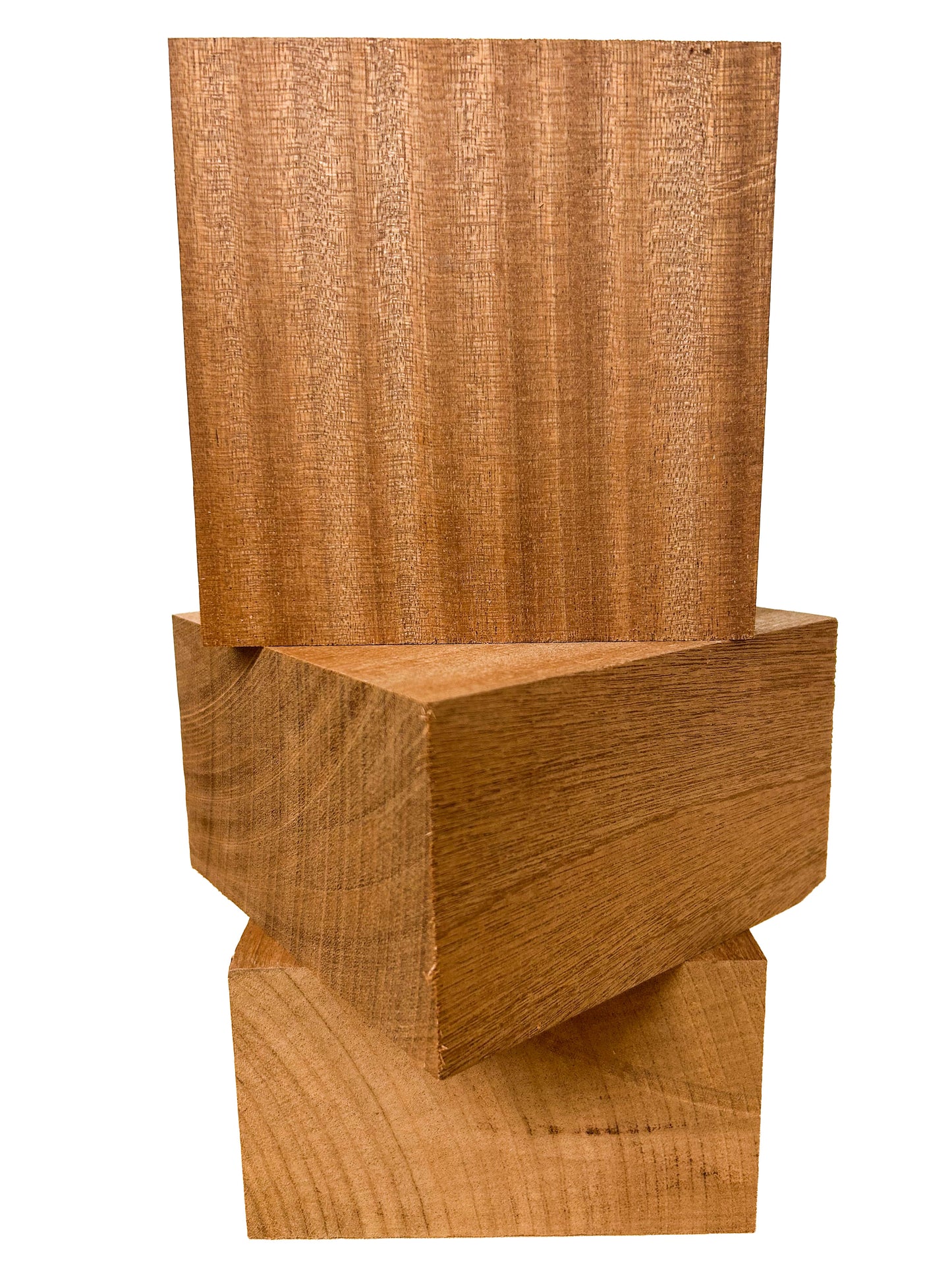 Sapele Bowl Blank - 5" x 5" x 3" WE581
