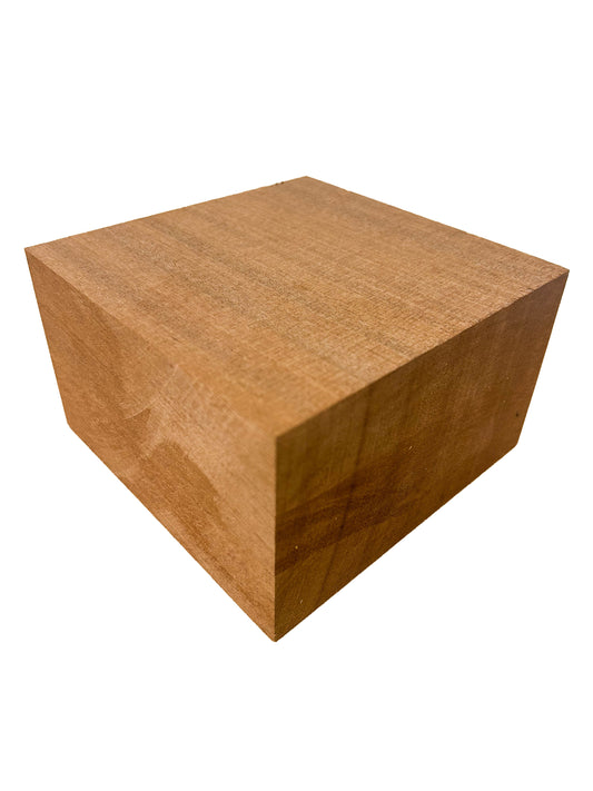 Sapele Bowl Blank - 5" x 5" x 3" WE581