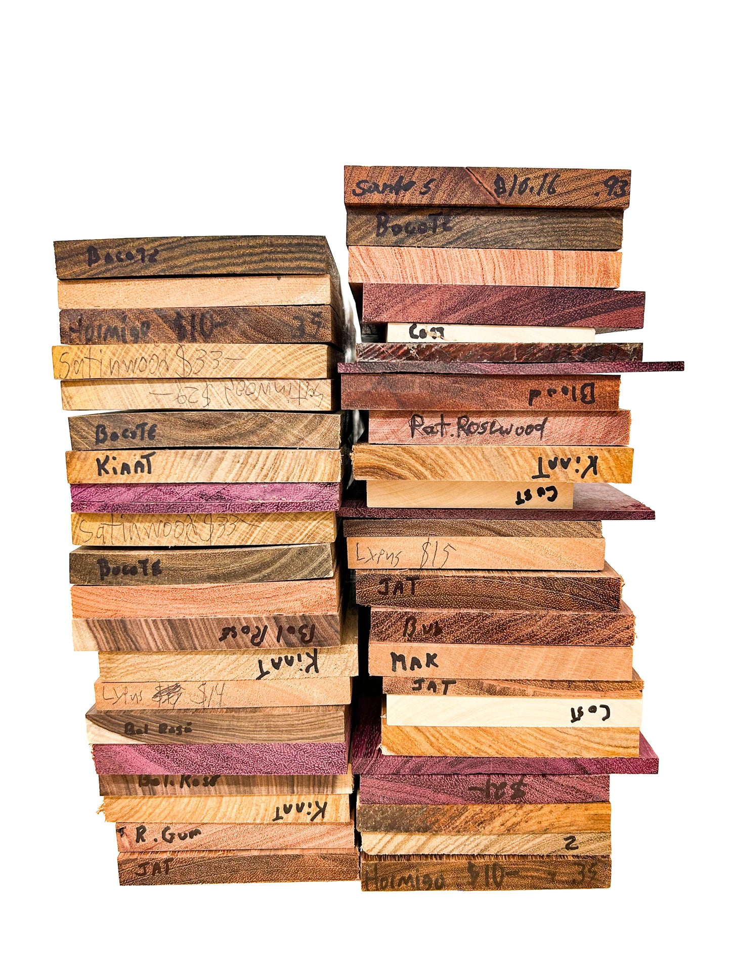 Exotic Thins Mix 4pc Packs - 1/2"x 3.75-4"x 11-12" - WE622
