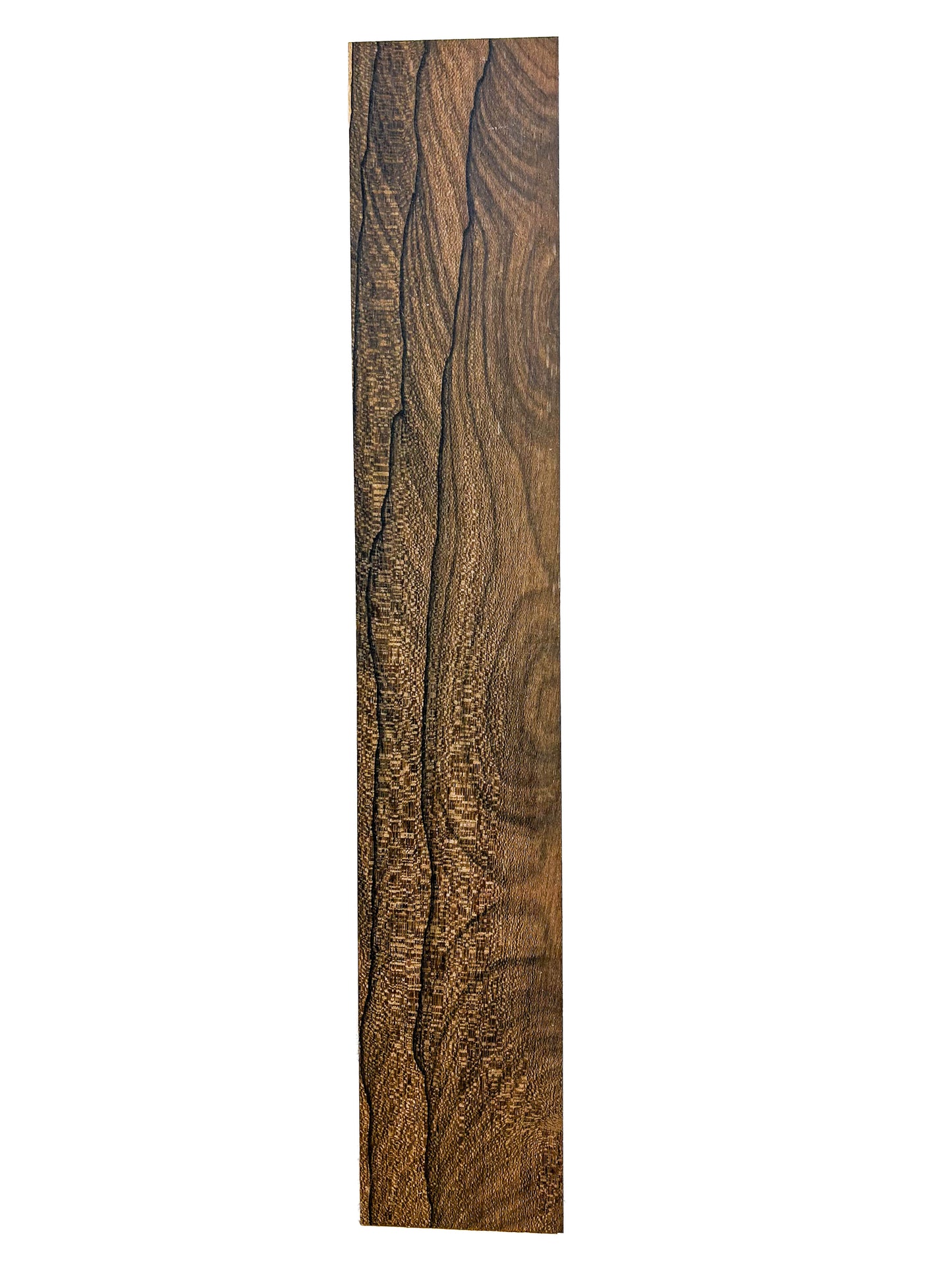 Ziricote Lumber - 21.5" x 3 3/4" x 3/4" - WE676