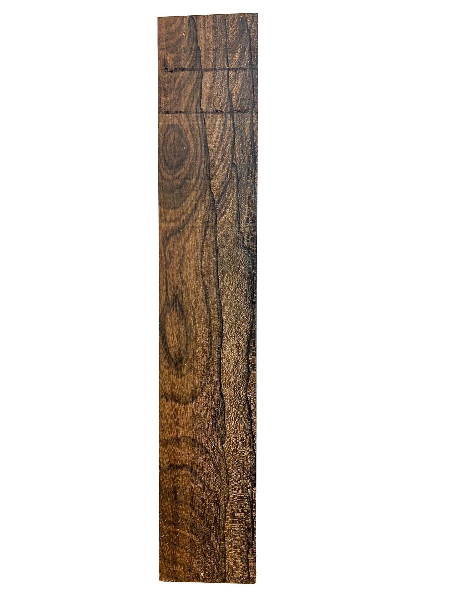 Ziricote Lumber - 21.5" x 3 3/4" x 3/4" - WE676