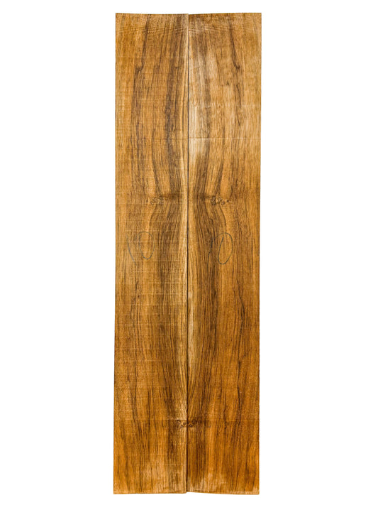 Black Limba BOOKMATCHED Musical Instrument 2PC Set - each @ 35" x 5.25" x 1/8" - WE6678