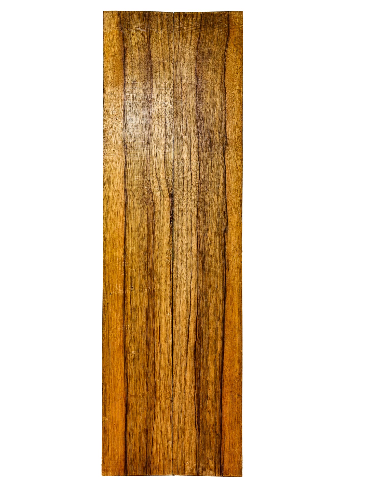 Black Limba BOOKMATCHED Musical Instrument 2PC Set - each @ 35" x 5.25" x 1/8" - WE679