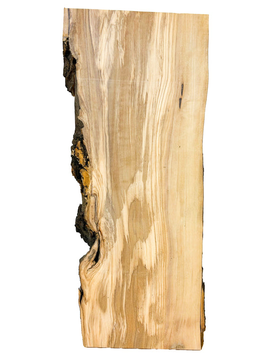 OLIVEWOOD: Italian Live Edge Figured, Cutting Boards 19"x 7-8.5"x 1" - WE695