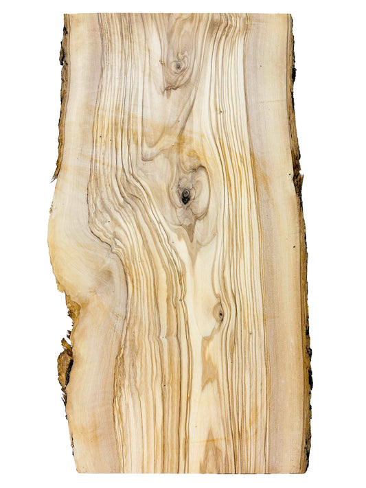 OLIVEWOOD: Italian Live Edge Figured, Cutting Boards 18"x 9"x 1" - WE696