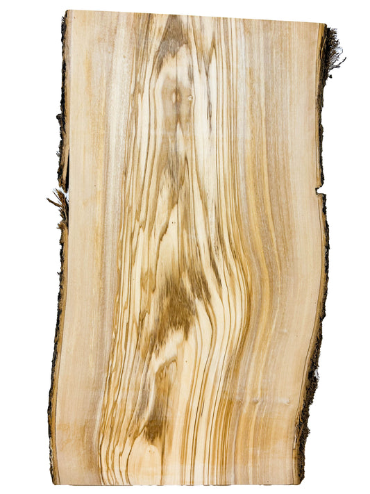OLIVEWOOD: Italian Live Edge Figured, Cutting Boards 18"x 9.5-10"x 7/8" - WE704