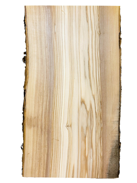 OLIVEWOOD: Italian Live Edge Figured, Cutting Boards 18"x 9.5-10.5"x 7/8" - WE705