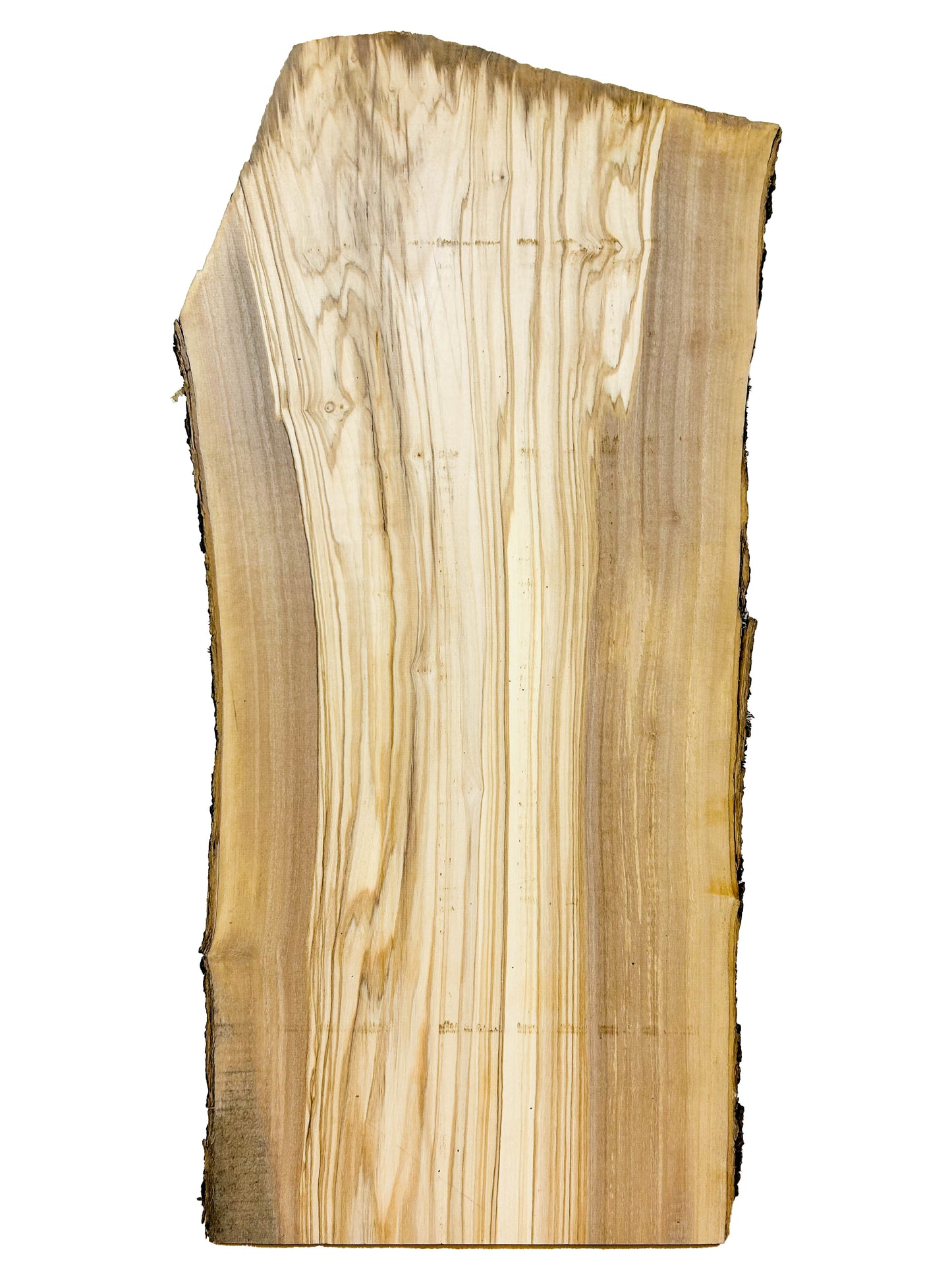 OLIVEWOOD: Italian Live Edge Figured, Cutting Boards 24"x 10-11"x 7/8" - WE707