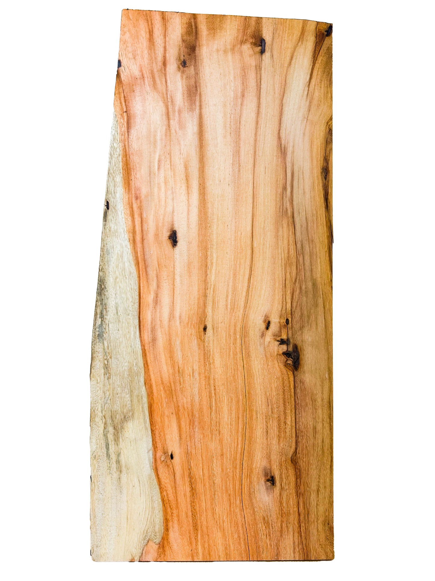 Canary, Red/Macacauba 6/4 Live Edge Slabs - 24"x 9-11" x 1.5" - WE711