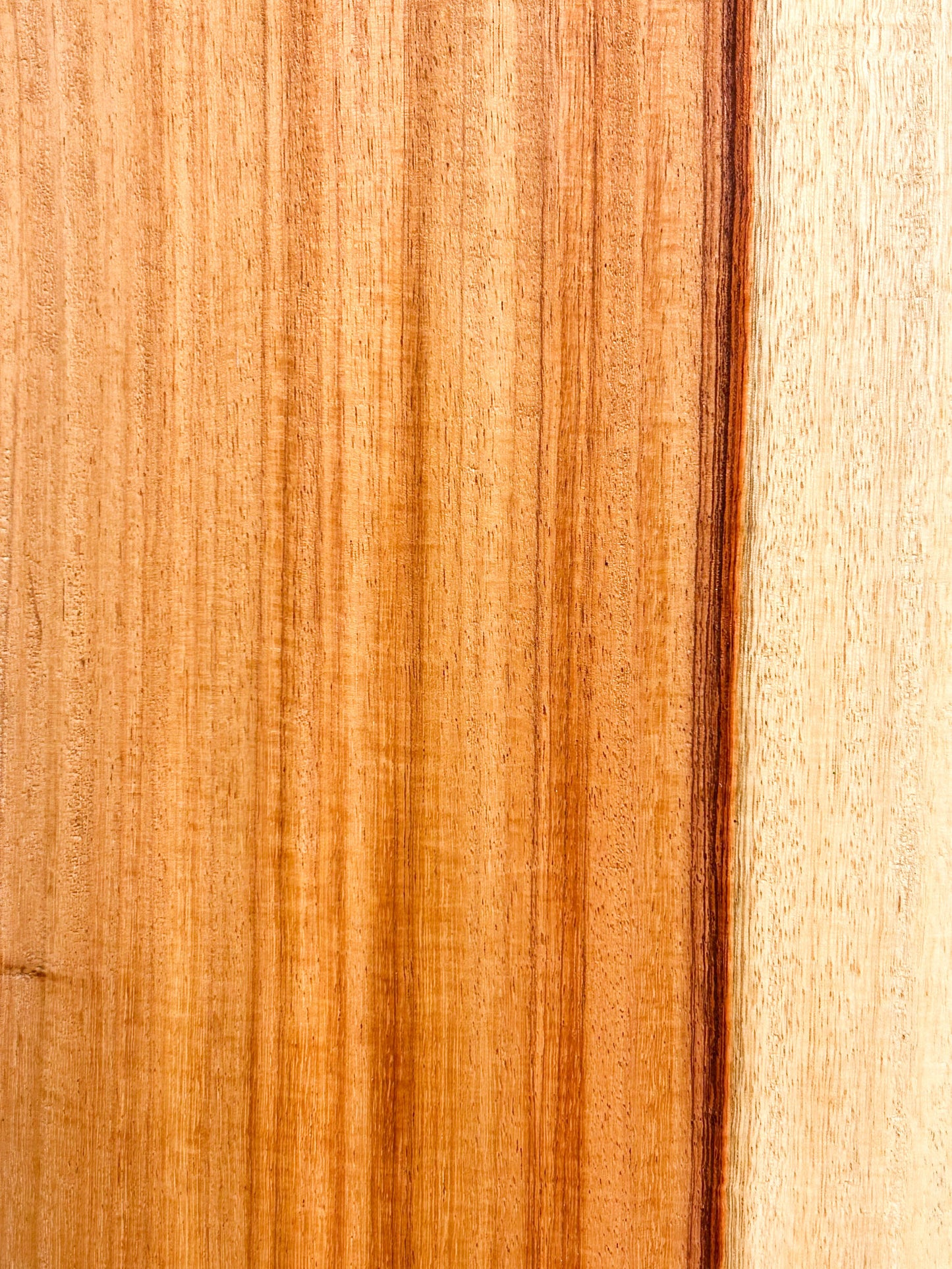 Canary, Red/Macacauba 5/4 Live Edge Slabs - 31"x 8" x 1-1/8" - WE742