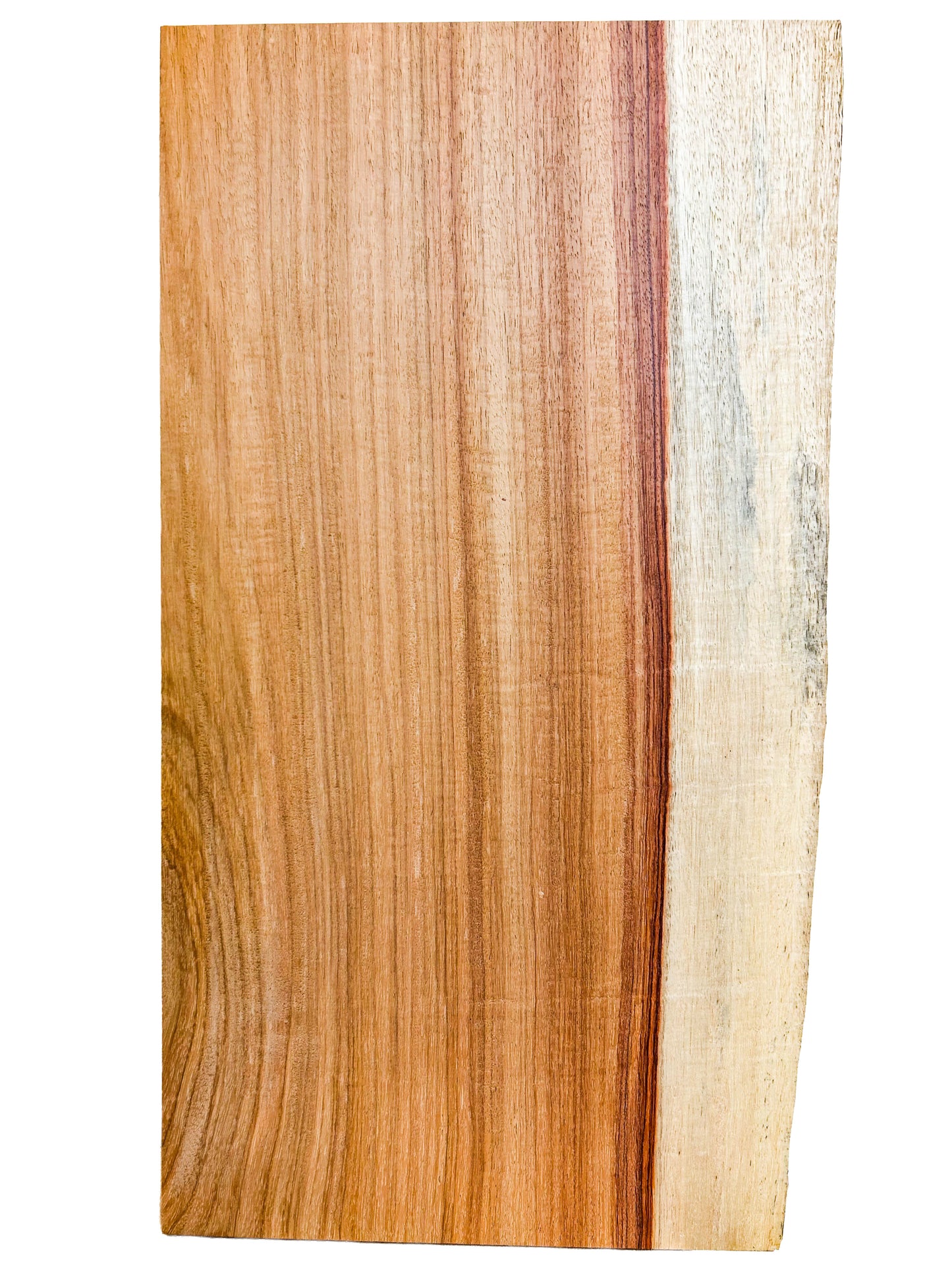 Canary, Red/Macacauba 5/4 Live Edge Slabs - 18"x 9.75" x 1-1/8" - WE745
