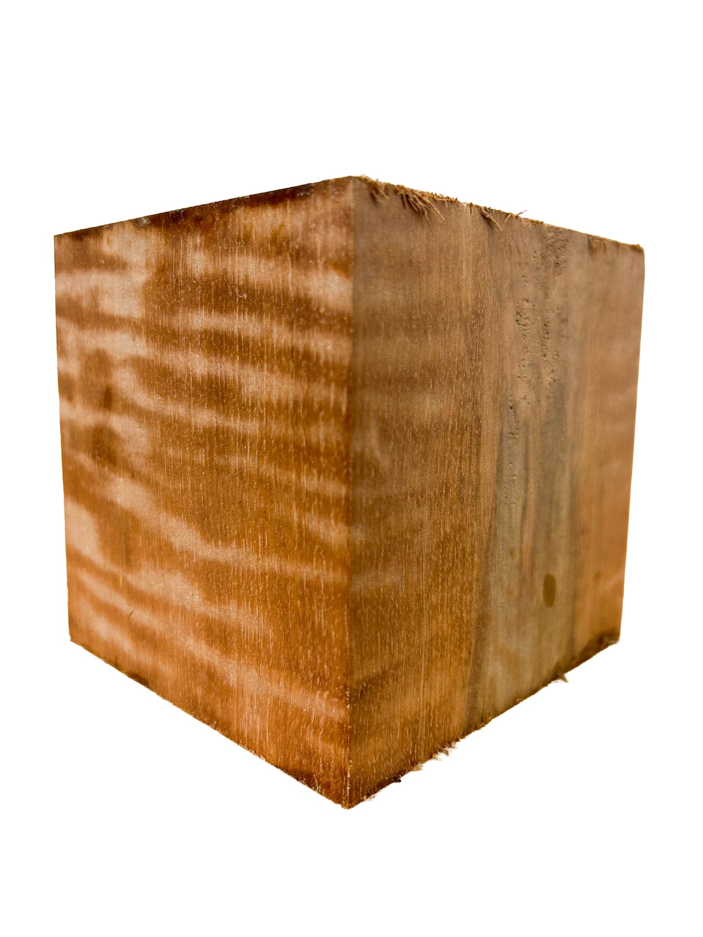 Pyinma, Highly figured Lumber/Turning blank- 4" x 4" x 4" - WE764