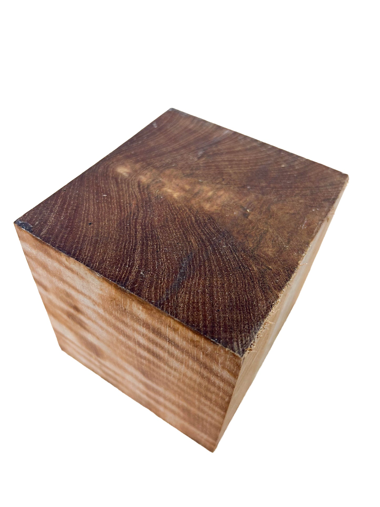 Pyinma, Highly figured Lumber/Turning blank- 4" x 4" x 4" - WE764