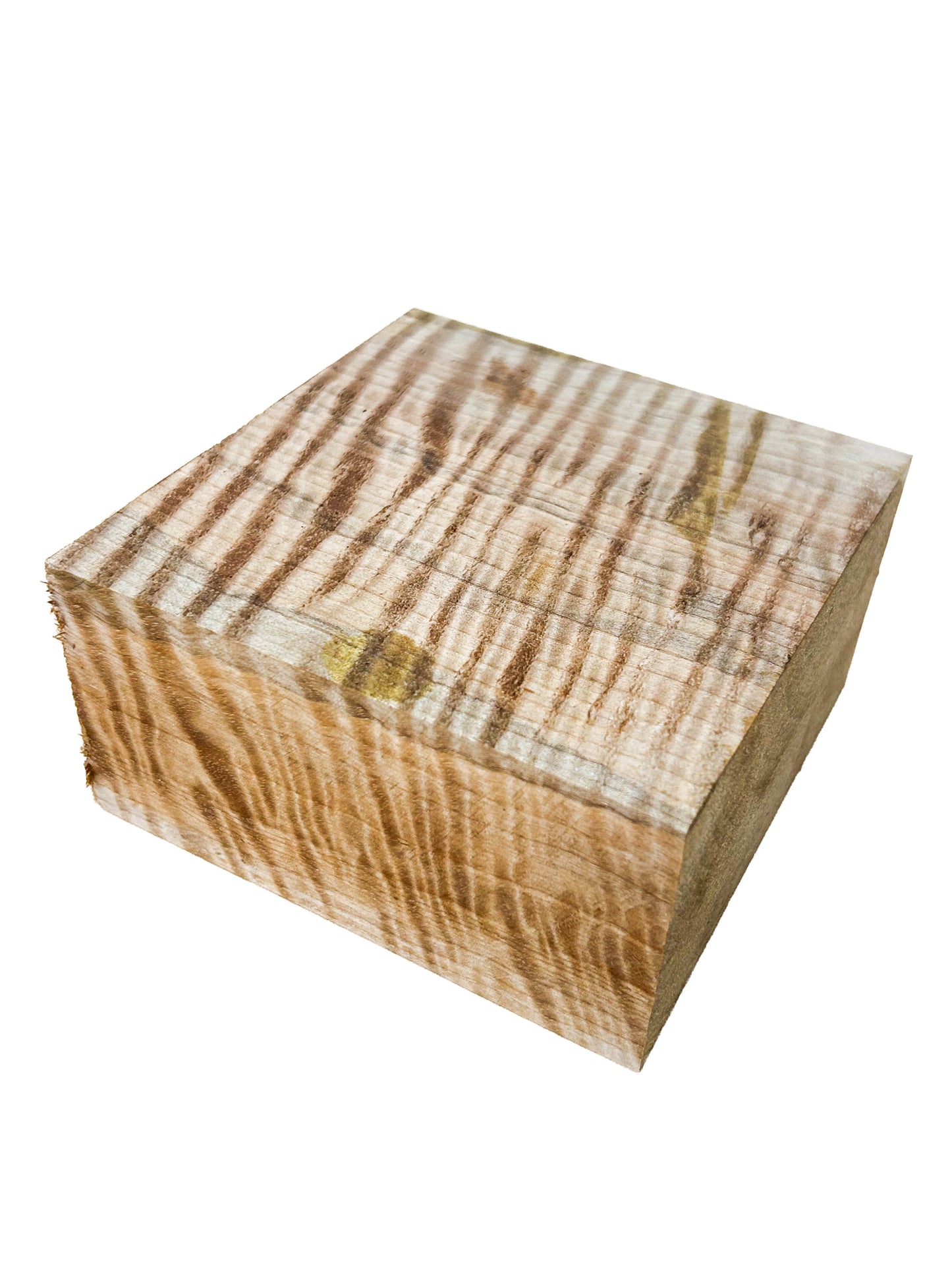 Pyinma, Highly figured Bowl Blank- 4.5" x 4.5" x 2.25" - WE768