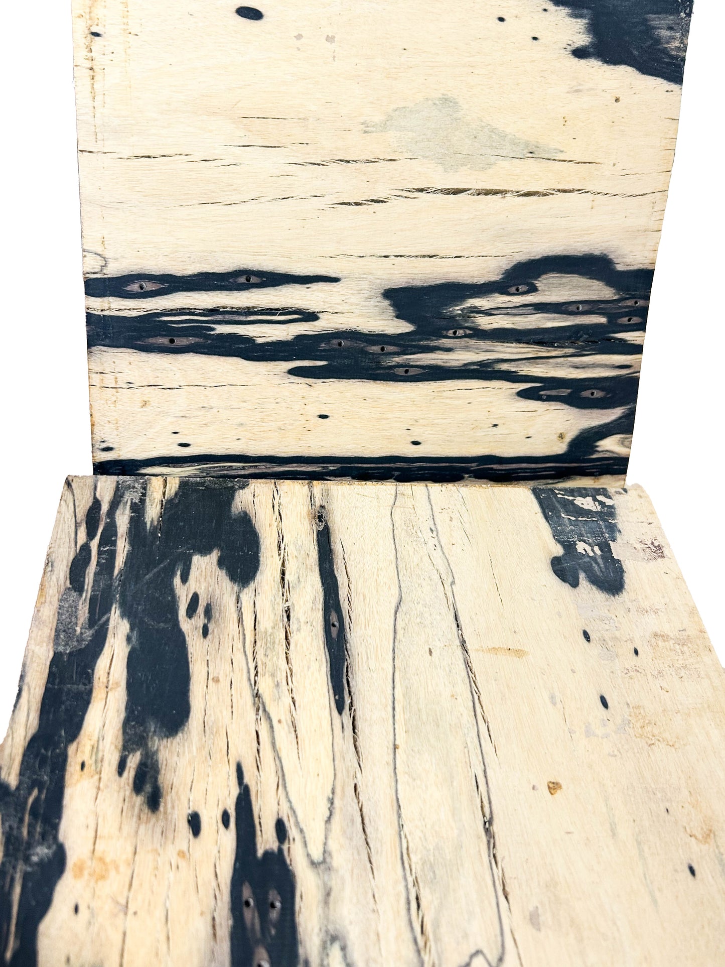 Ebony, Black & White/Pale Moon Striking Bowl Blank - 8.5" x 8.25" x 2" WE800