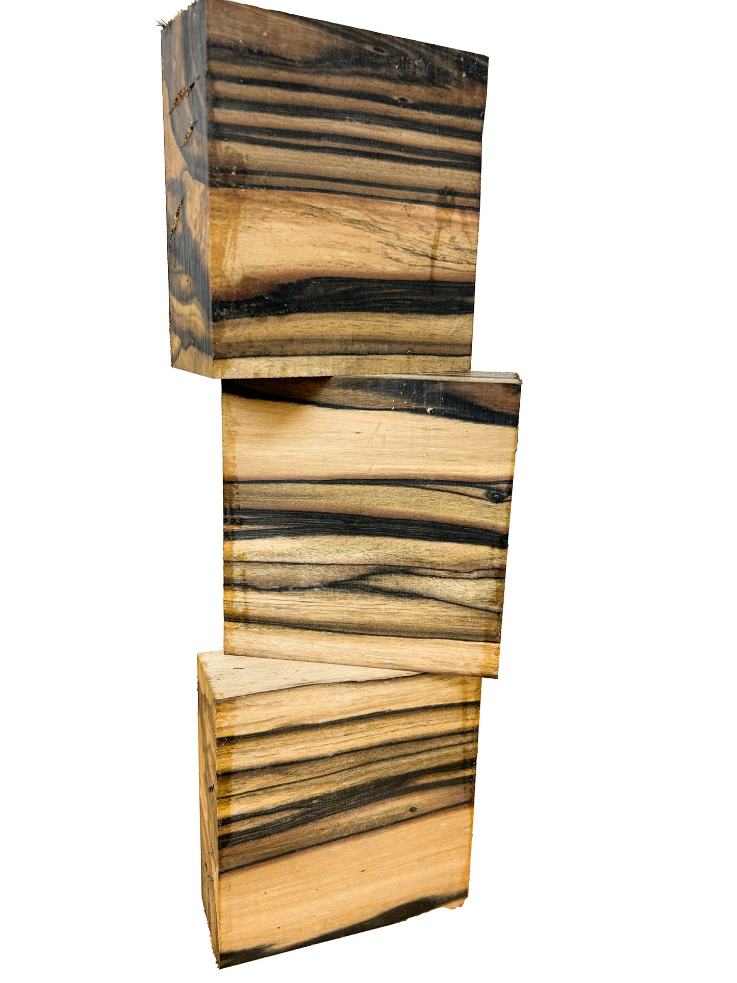 Ebony, Black & White/Pale Moon Striking Bowl Blank - 4.5" x 4.25" x 1-5/8" WE801