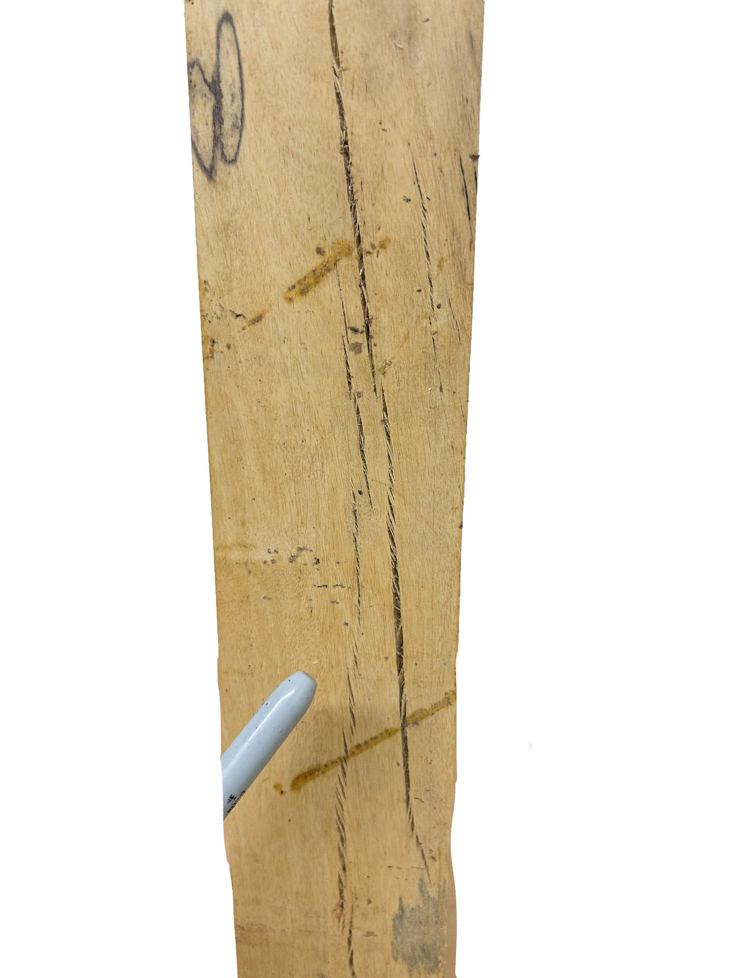 Ebony, Black & White/Pale Moon Striking lumber - 18" x 3" x 2" WE809