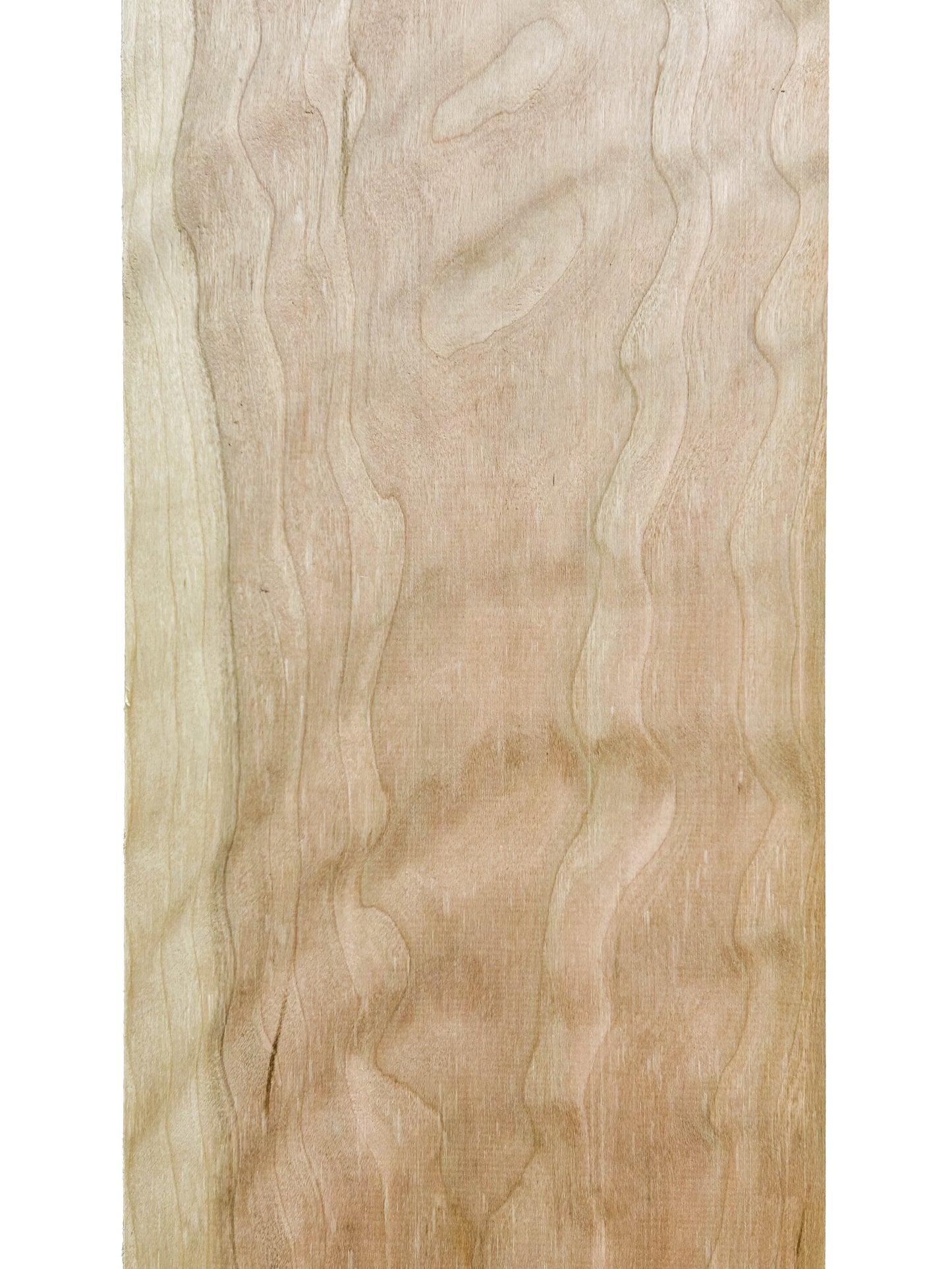 Figured Curly Cherry Board - 48" x 6.75" x 3/4" - WE824