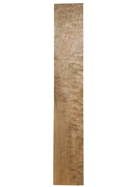 Figured Curly Cherry Boards - 30" x 6" x 3/4" - WE1098