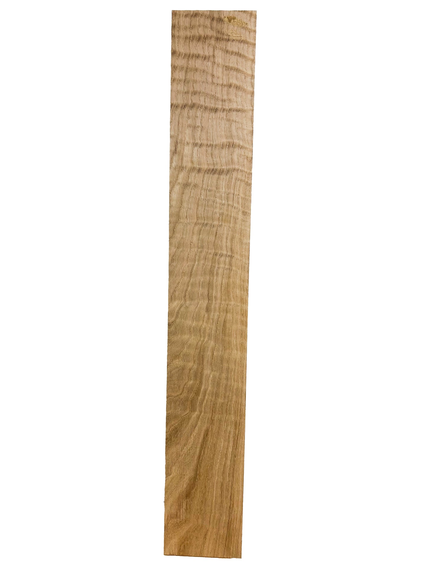 Figured Curly White Oak Board - 34" x 5" x 1-1/8" - WE831