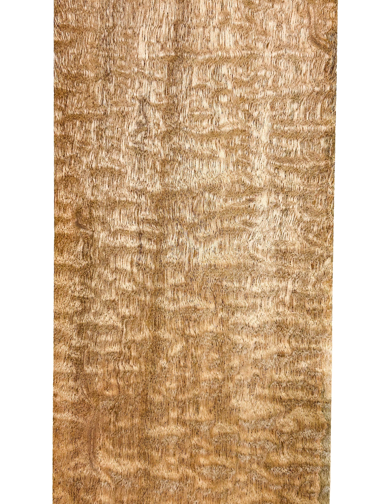 Sapele Highly Figured Pomelle Cut Board - 34.25" x 4.25" x 3/4" WE834