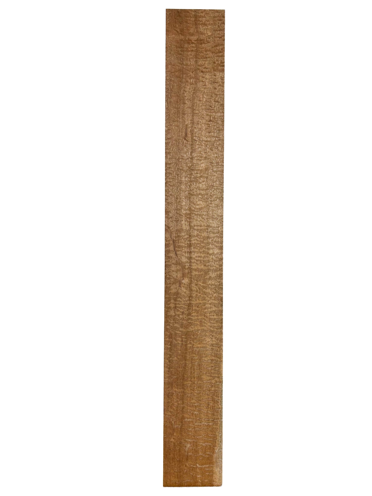 Sapele Highly Figured Pomelle Cut Board - 34.25" x 4.25" x 3/4" WE834