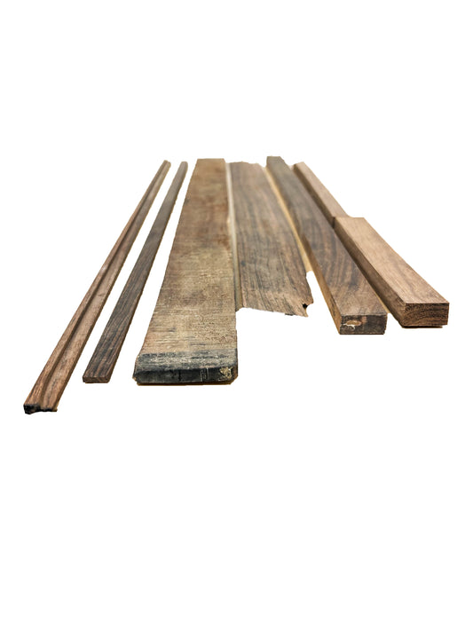 Rosewood Braz, 50 years old - 7 random pieces - WE841