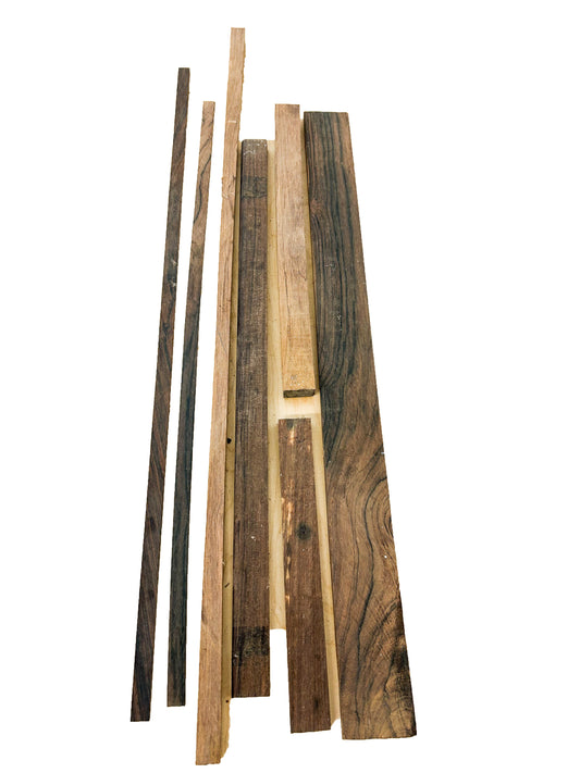 Rosewood Braz, 50 years old - 7 random pieces - WE842