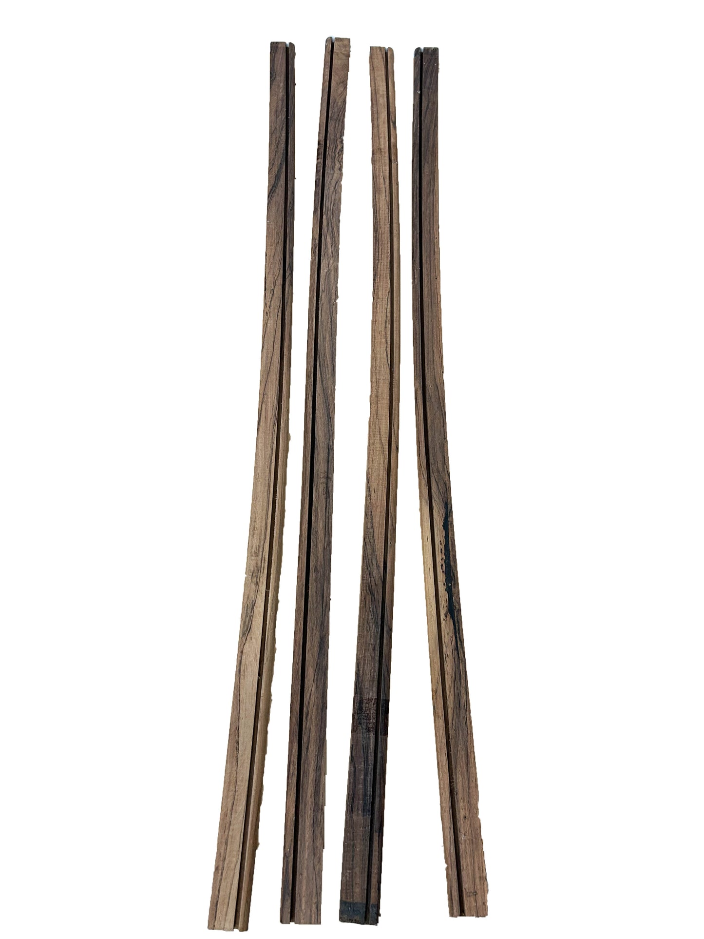 Br Rosewood, 50 years old - 4 pieces 32"x 1"x .5" - WE844