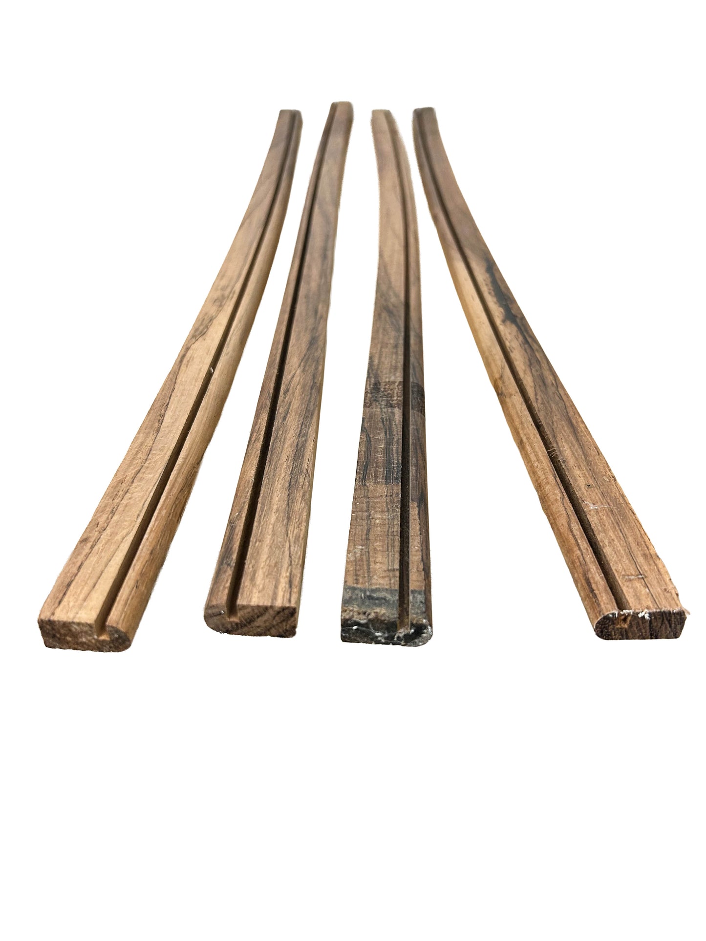 Br Rosewood, 50 years old - 4 pieces 32"x 1"x .5" - WE844