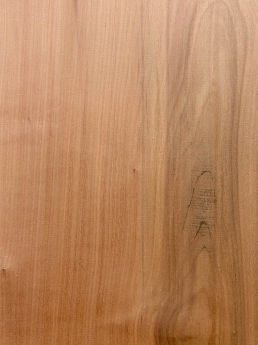 Pearwood, Swiss KD Live Edge Lumber - 36.75" x 9-12.5" x .75" WE450