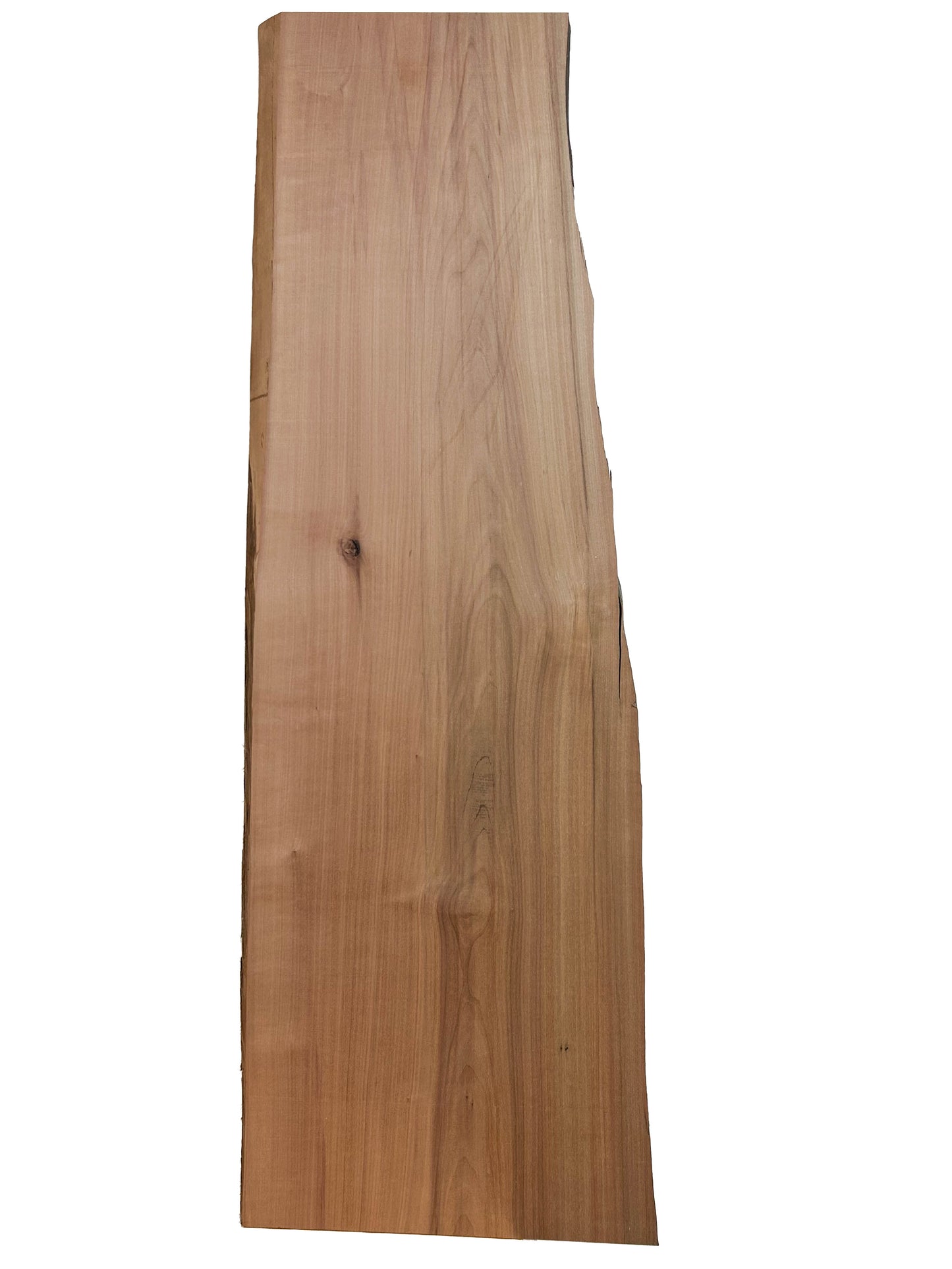 Pearwood, Swiss KD Live Edge Lumber - 36.75" x 9-12.5" x .75" WE450