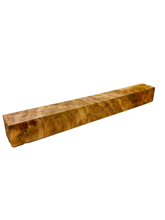 Camphor Burl Figured Turning Square - 24" x 2.5" x 2.5"  WE1014