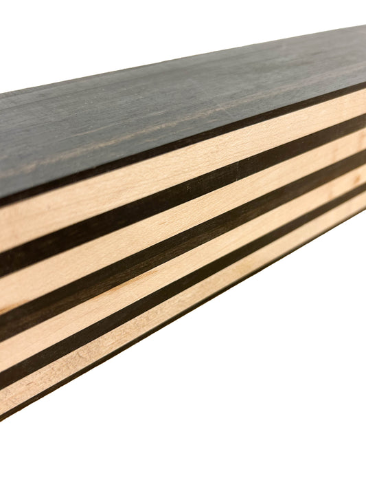 Ebony + Maple Turning Square - 18" x 2.75" x 2.75" WE880