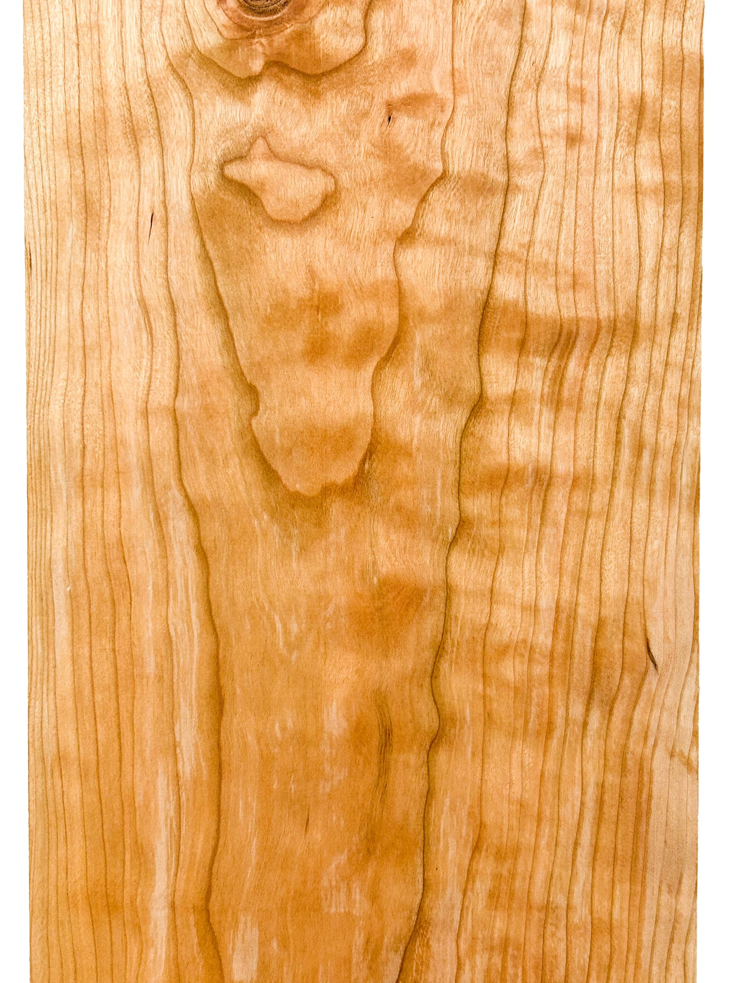 Figured Curly Cherry Board - 48" x 8.75" x 3/4" - WE895