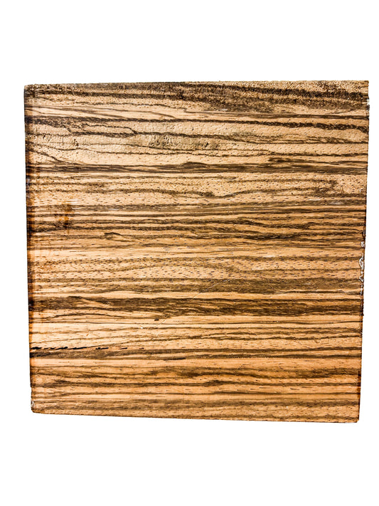 Zebrawood, Thick Stock Bowl Blanks - 4" x 4" x 3-7/8" - WE1250